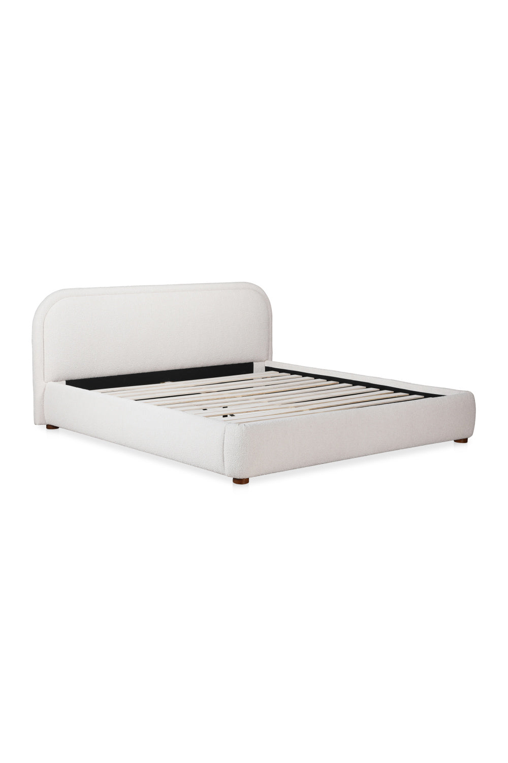   Modern European furniture - Cream Velvet King Bed - www.oroa.com | Oroa.com
