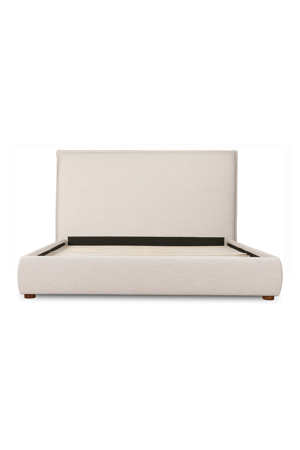   Modern European furniture - Beige Linen Blend Bed - www.oroa.com | Oroa.com