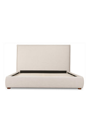   Modern European furniture - Beige Linen Blend Bed - www.oroa.com | Oroa.com