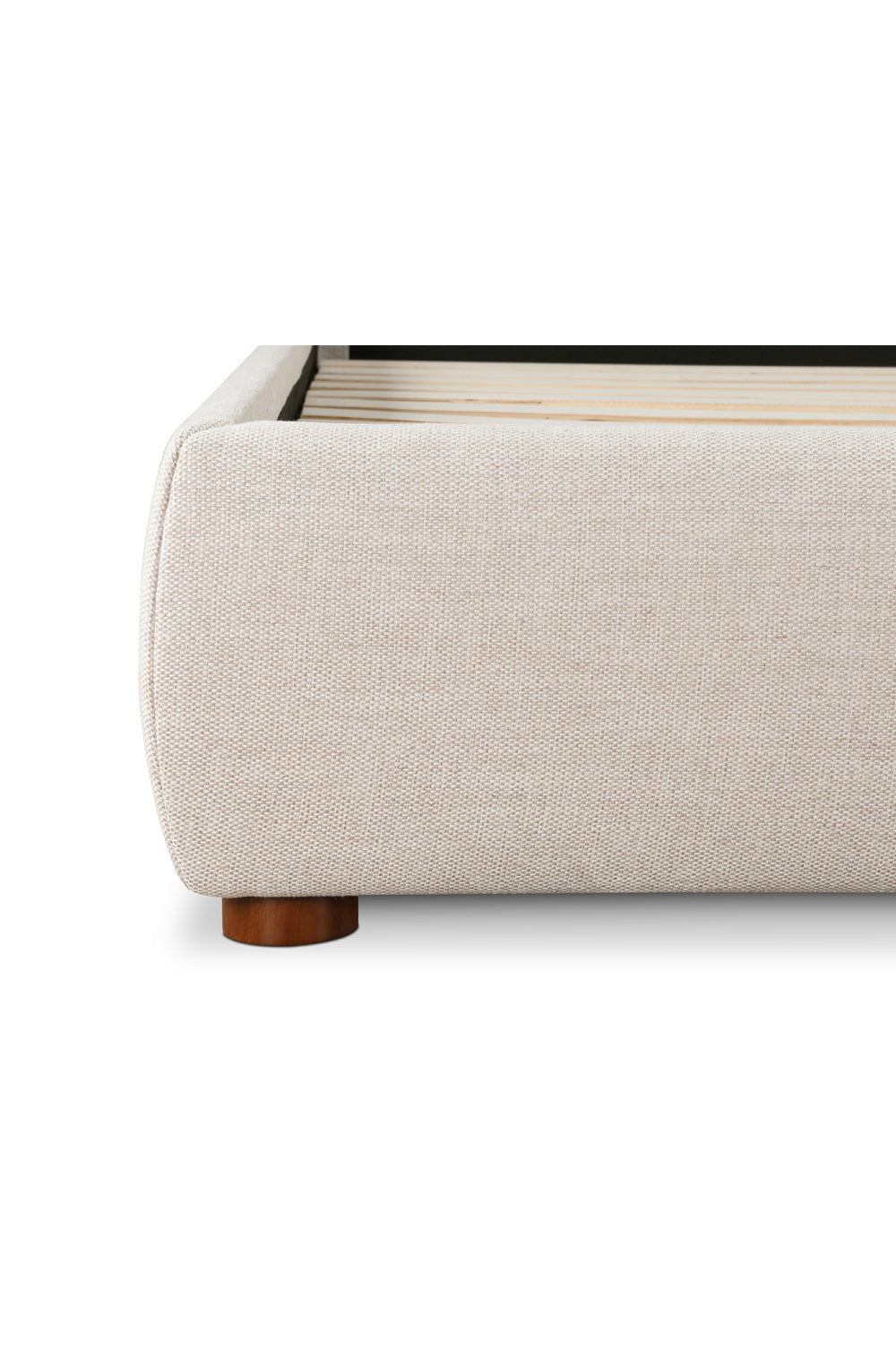   Modern European furniture - Beige Linen Blend Bed - www.oroa.com | Oroa.com