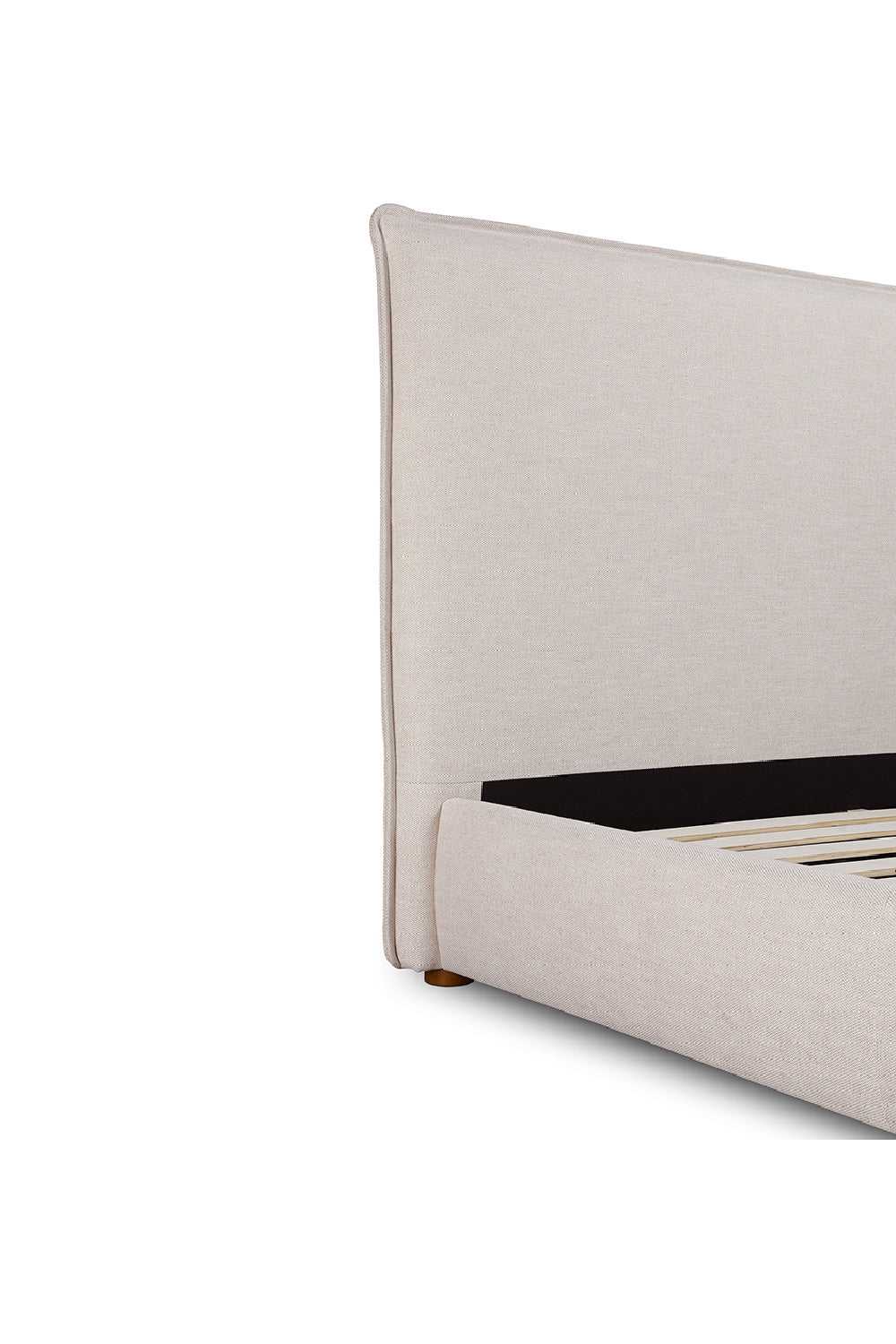   Modern European furniture - Beige Linen Blend Bed - www.oroa.com | Oroa.com