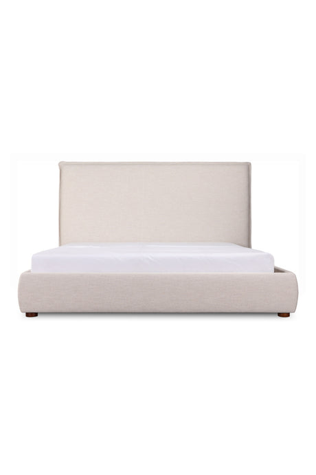   Modern European furniture - Beige Linen Blend Bed - www.oroa.com | Oroa.com
