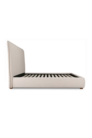   Modern European furniture - Beige Linen Blend Bed - www.oroa.com | Oroa.com