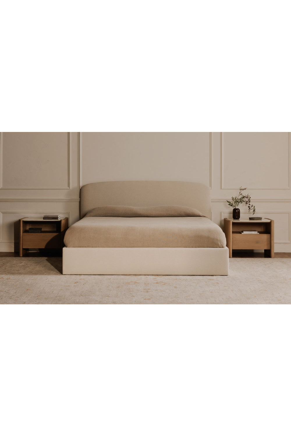   Modern European furniture - Cream Storage Bed - www.oroa.com | Oroa.com