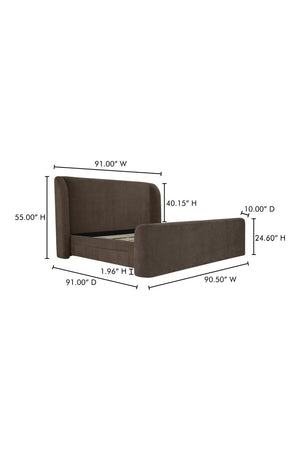   Modern European furniture - Upholstered Storage Bed - www.oroa.com | Oroa.com