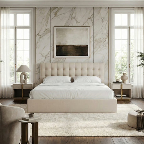   Modern European furniture - Tufted Storage Bed - www.oroa.com | Oroa.com