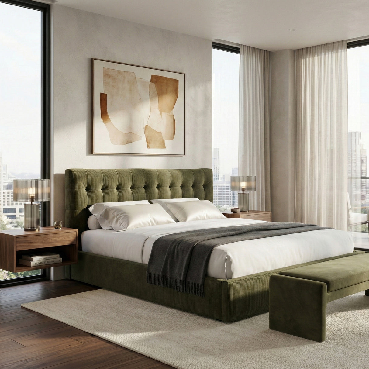   Modern European furniture - Tufted Storage Bed - www.oroa.com | Oroa.com