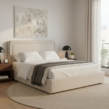   Modern European furniture - Piped Detail Storage Bed - www.oroa.com | Oroa.com