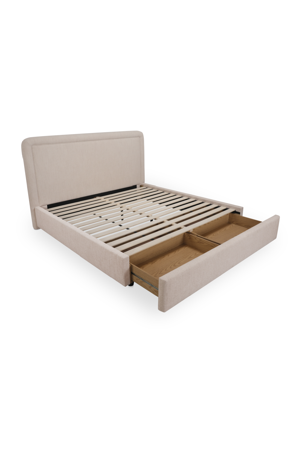   Modern European furniture - Piped Detail Storage Bed - www.oroa.com | Oroa.com