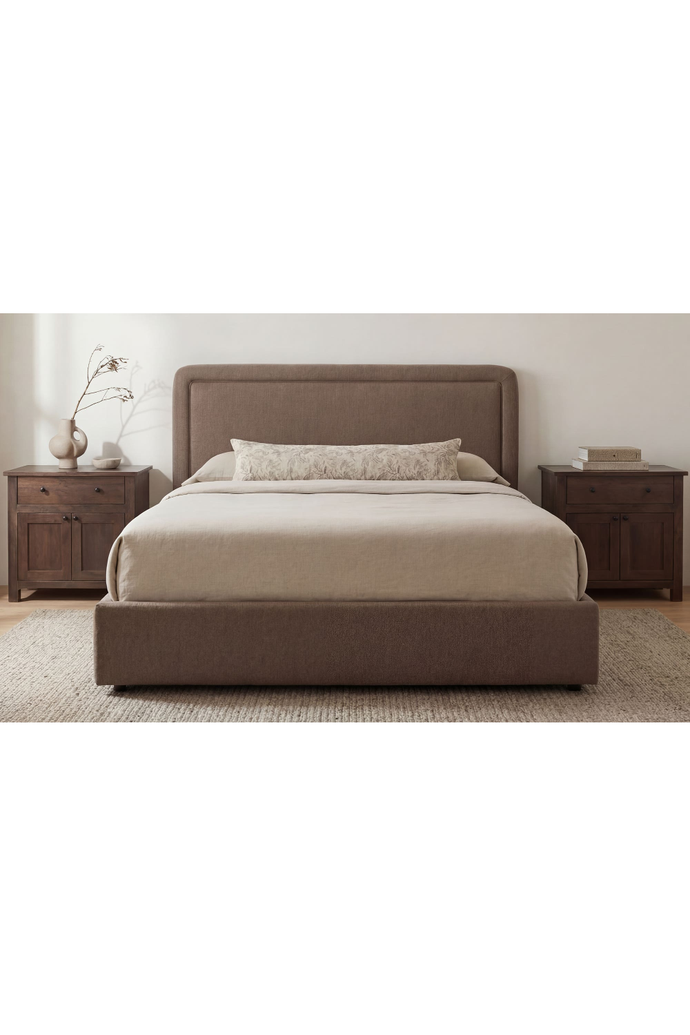   Modern European furniture - Piped Detail Storage Bed - www.oroa.com | Oroa.com