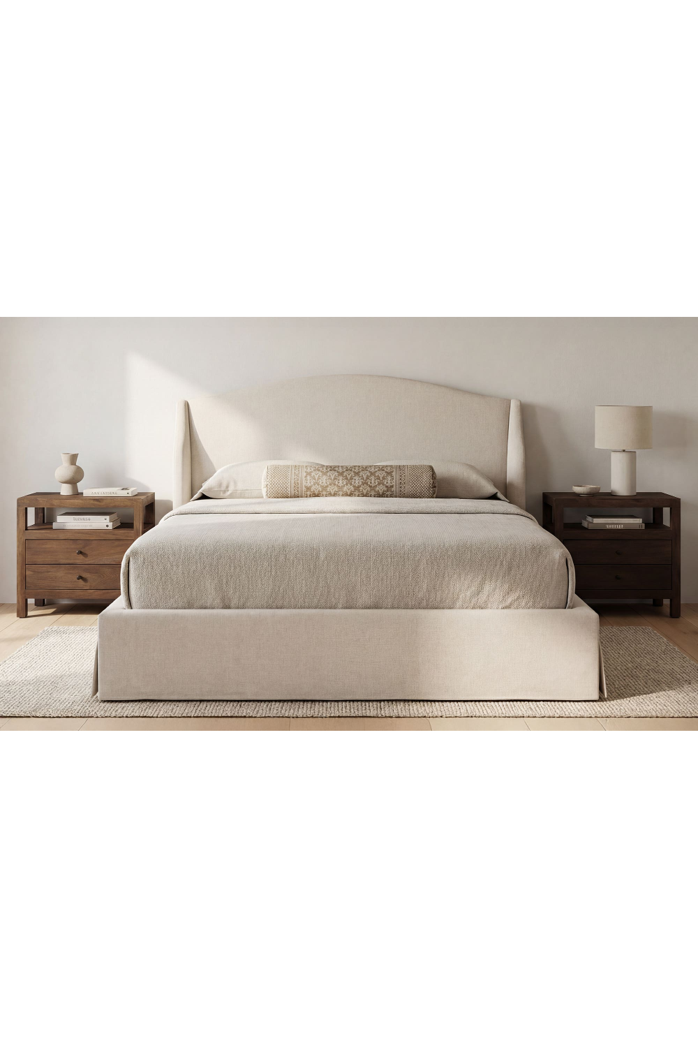  Modern European furniture - Wingback Framed Storage Bed - www.oroa.com | Oroa.com