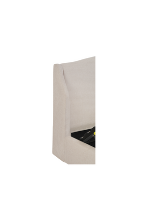   Modern European furniture - Wingback Framed Storage Bed - www.oroa.com | Oroa.com