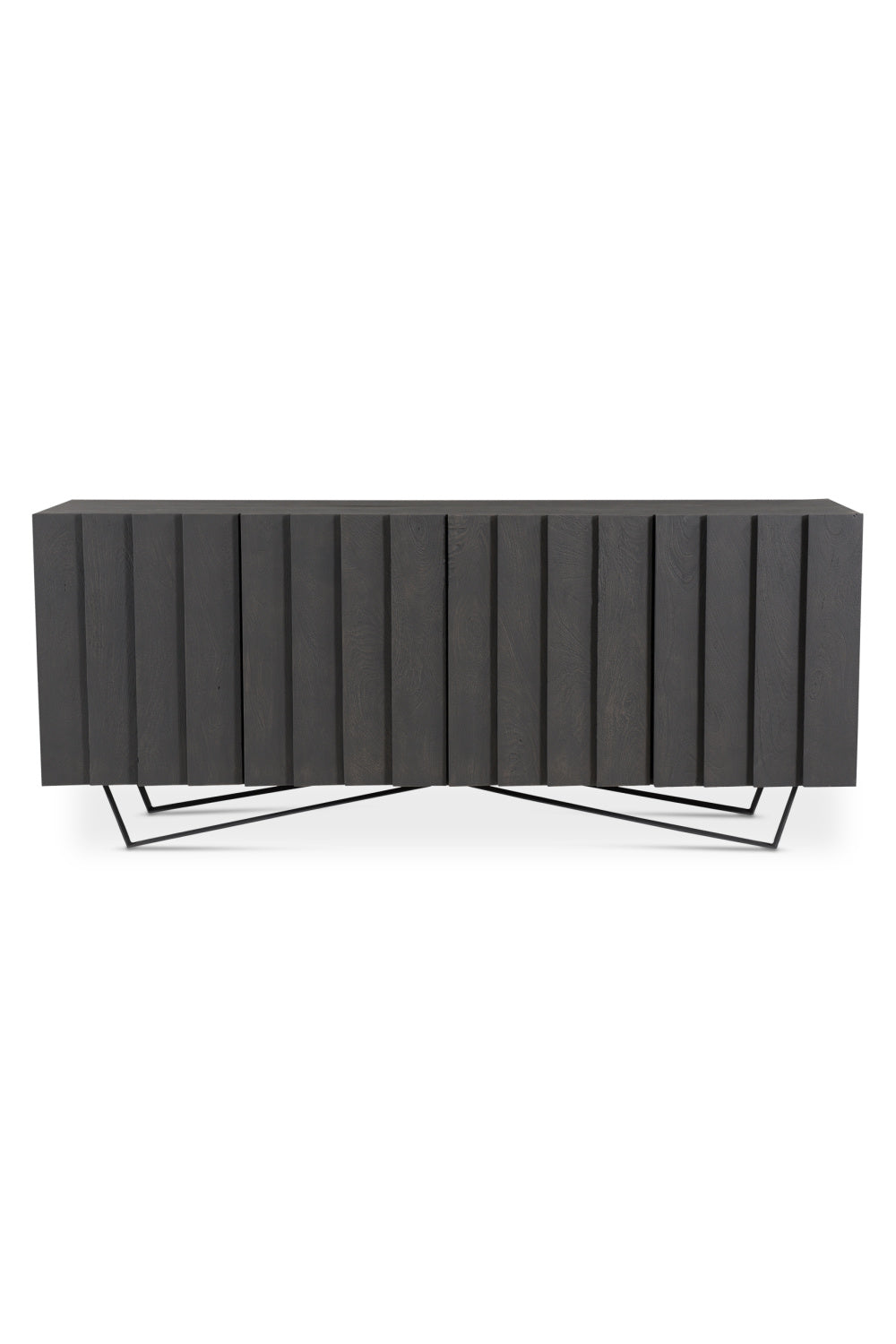   Modern European furniture - Dark Mango Wood 4-Door Sideboard - www.oroa.com | Oroa.com