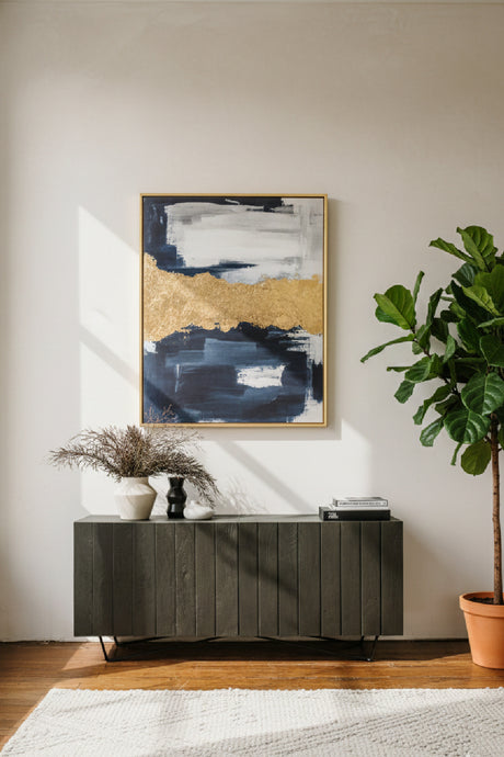   Modern European furniture - Dark Mango Wood 4-Door Sideboard - www.oroa.com | Oroa.com