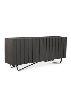   Modern European furniture - Dark Mango Wood 4-Door Sideboard - www.oroa.com | Oroa.com