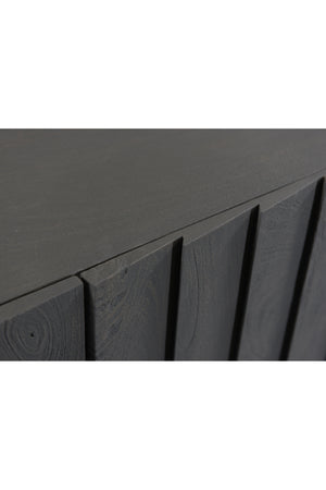   Modern European furniture - Dark Mango Wood 4-Door Sideboard - www.oroa.com | Oroa.com