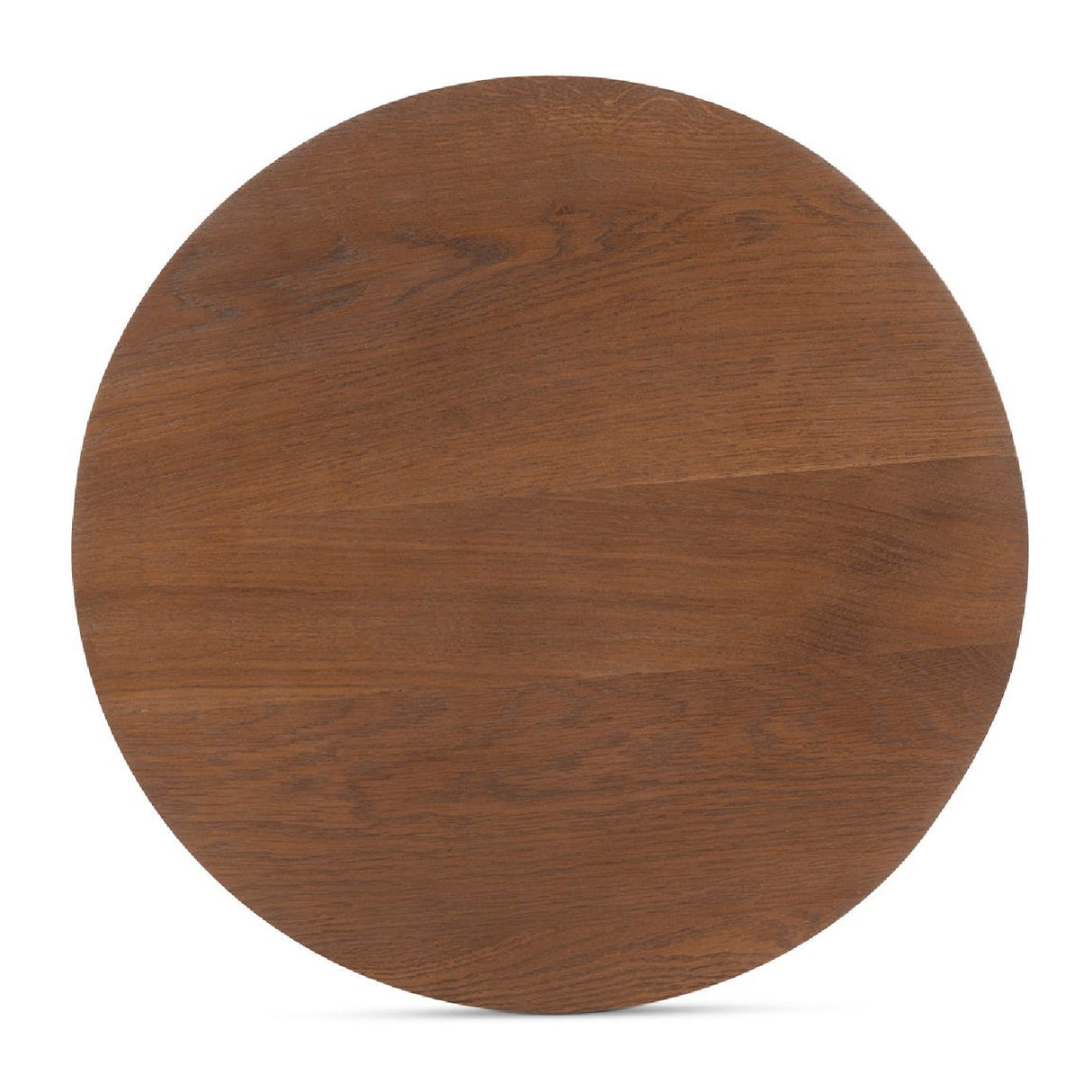   Modern European furniture - Brown Oak Round 2-Drawer Nightstand - www.oroa.com | Oroa.com