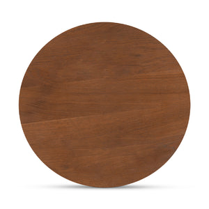   Modern European furniture - Oak Round 1-Drawer Nightstand - www.oroa.com | Oroa.com