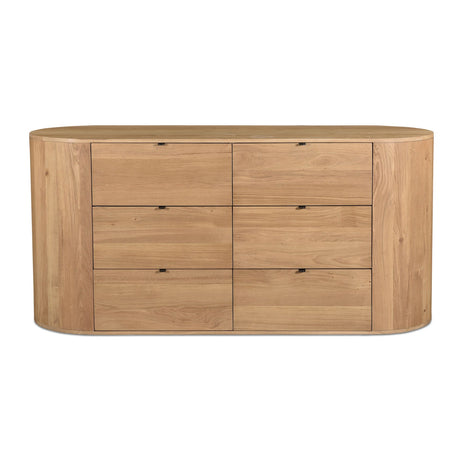   Modern European furniture - Natural Oak 6-Drawer Dresser - www.oroa.com | Oroa.com