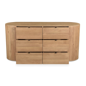   Modern European furniture - Natural Oak 6-Drawer Dresser - www.oroa.com | Oroa.com