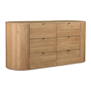   Modern European furniture - Natural Oak 6-Drawer Dresser - www.oroa.com | Oroa.com