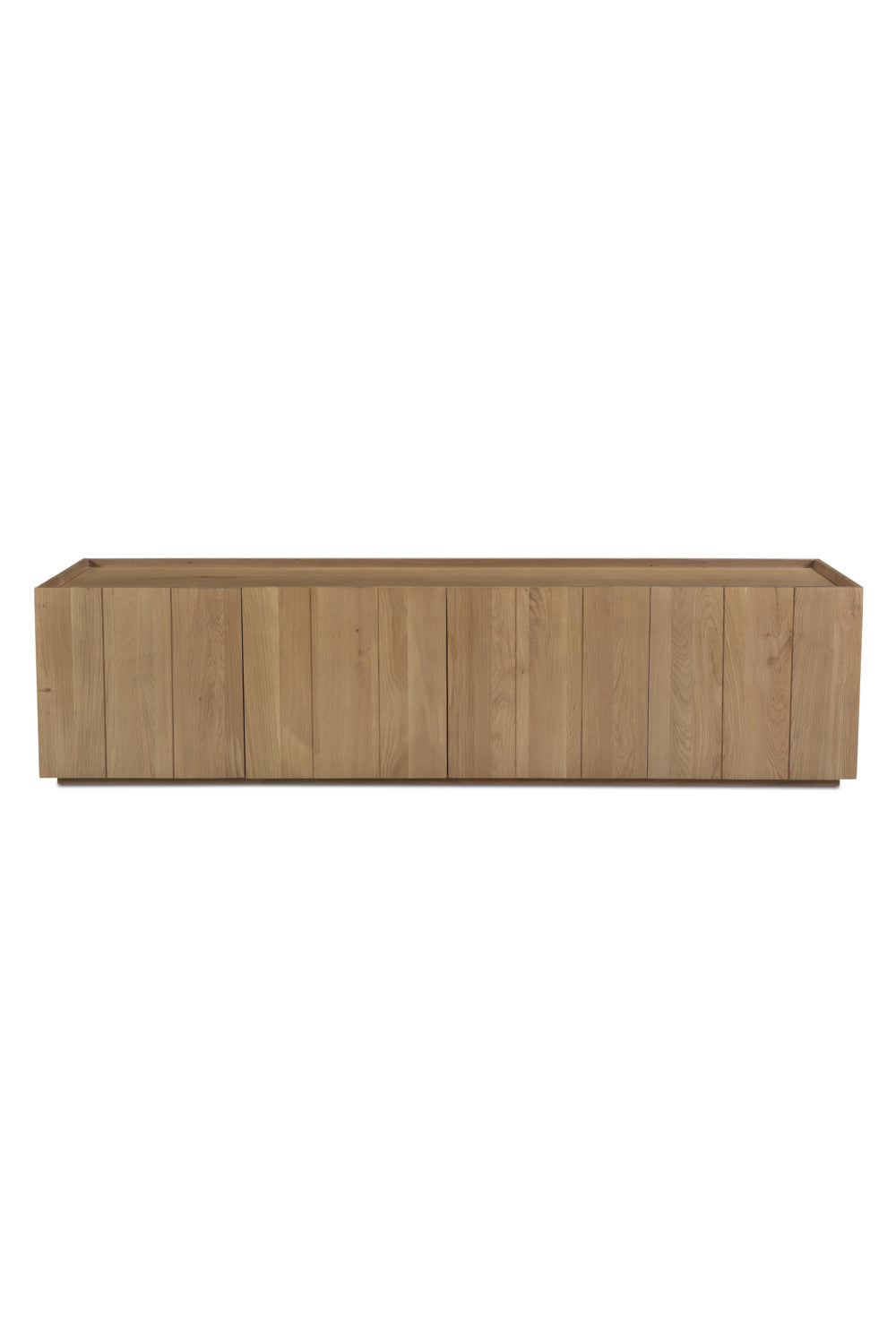   Modern European furniture - Natural Oak 4-Door Media Cabinet - www.oroa.com | Oroa.com