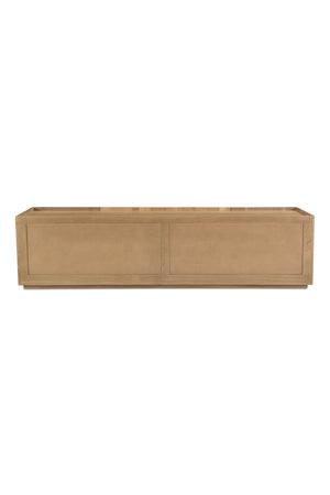   Modern European furniture - Natural Oak 4-Door Media Cabinet - www.oroa.com | Oroa.com