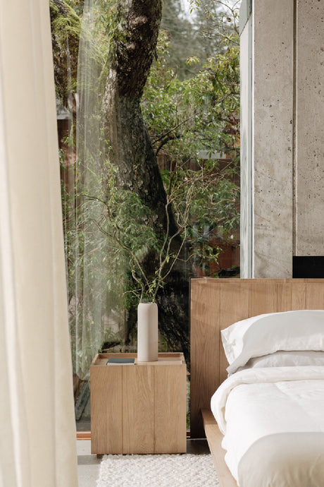   Modern European furniture - Natural Oak Nightstand - www.oroa.com | Oroa.com