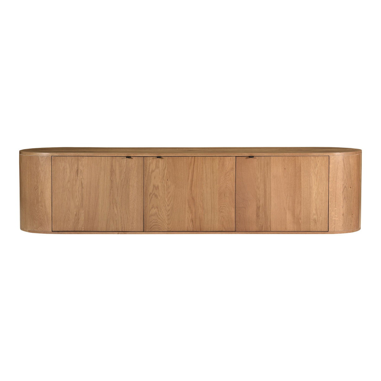   Modern European furniture - Natural Oak 3-Door Media Bench - www.oroa.com | Oroa.com
