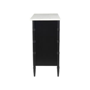   Modern European furniture - Black 5-Drawer Chest - www.oroa.com | Oroa.com