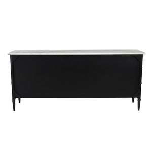  Modern European furniture - Black 6-Drawer Chest - www.oroa.com | Oroa.com