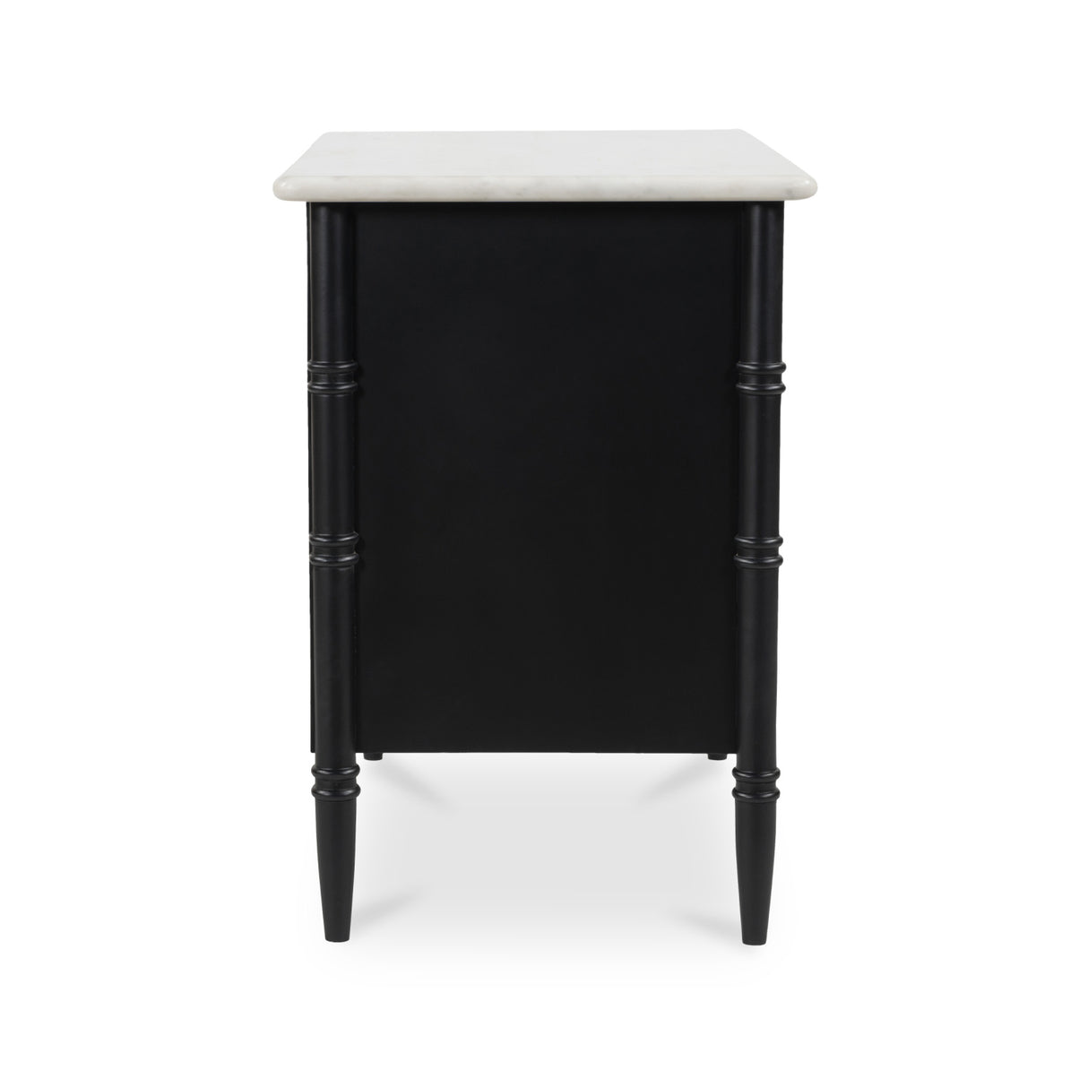   Modern European furniture - Black 3-Drawer Nightstand - www.oroa.com | Oroa.com