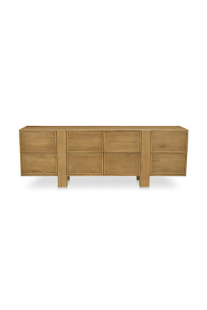   Modern European furniture - Japandi Oak 8-Drawer Dresser - www.oroa.com | Oroa.com