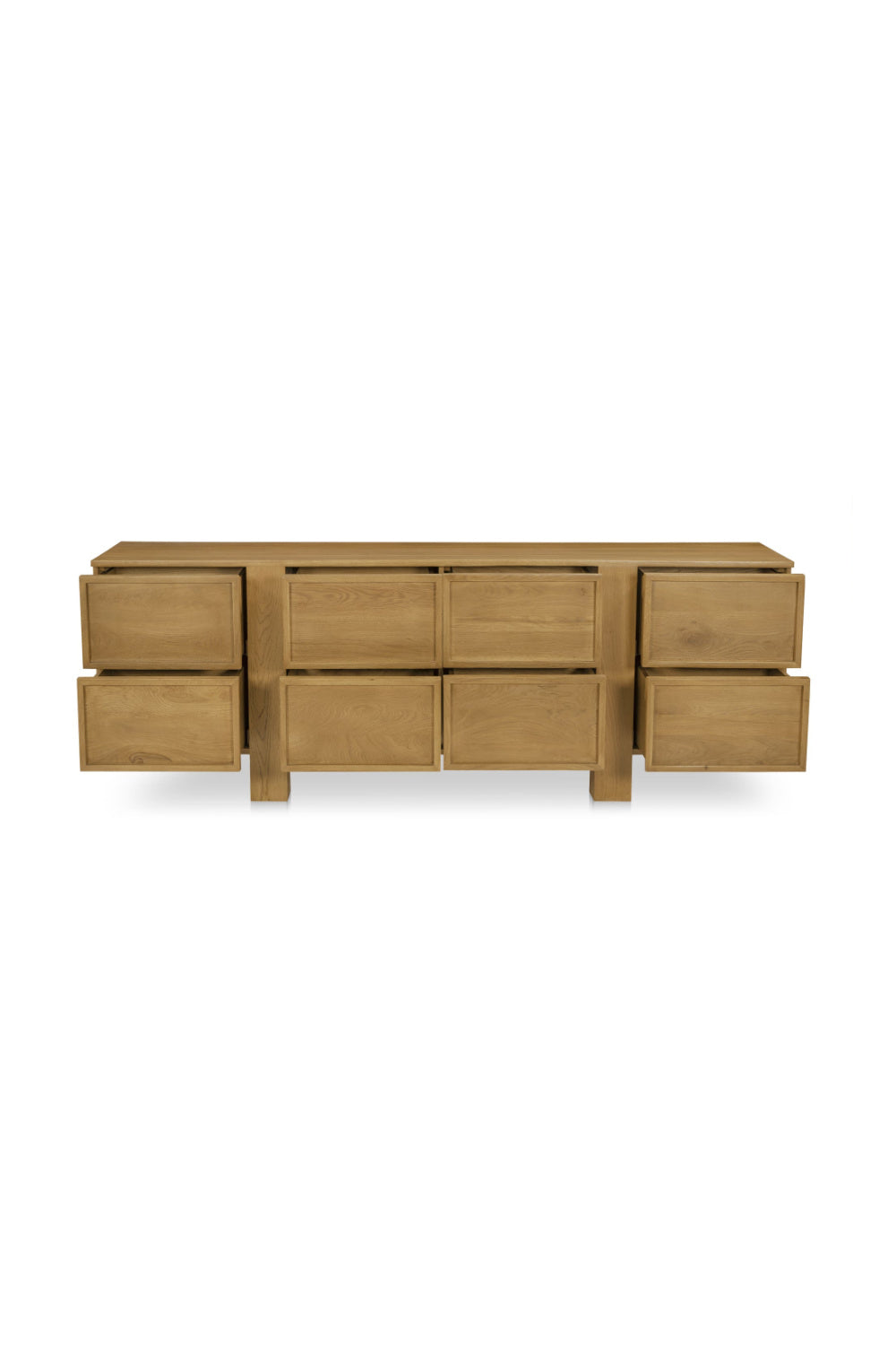   Modern European furniture - Japandi Oak 8-Drawer Dresser - www.oroa.com | Oroa.com