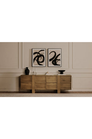   Modern European furniture - Japandi Oak 8-Drawer Dresser - www.oroa.com | Oroa.com