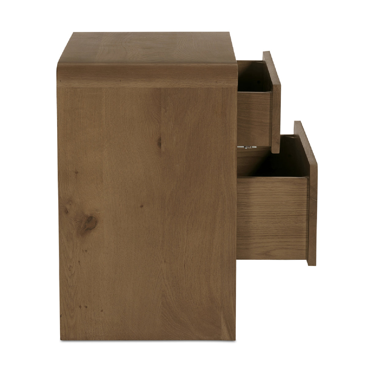   Modern European furniture - 2-Drawer Solid Oak Nightstand - www.oroa.com | Oroa.com