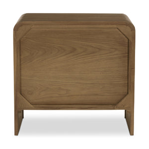   Modern European furniture - 2-Drawer Solid Oak Nightstand - www.oroa.com | Oroa.com