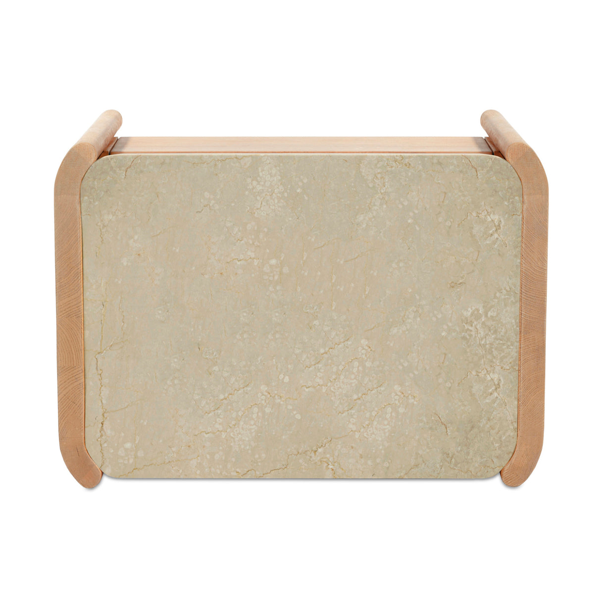   Modern European furniture - Marble Top Oak Nightstand - www.oroa.com | Oroa.com