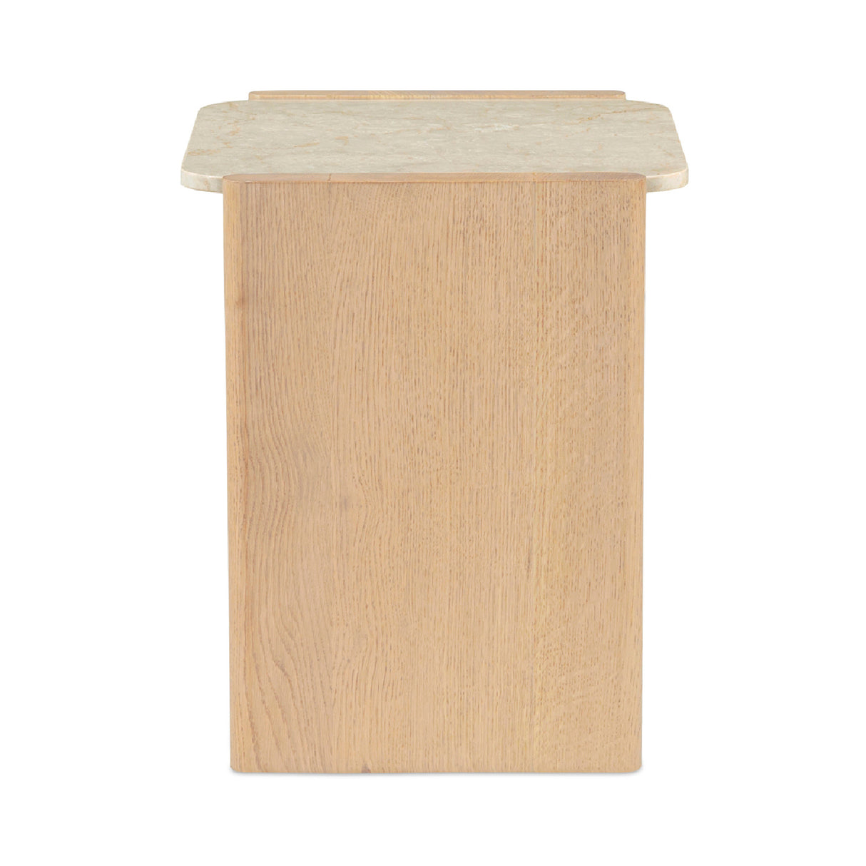   Modern European furniture - Oak-Framed Marble Side Table - www.oroa.com | Oroa.com