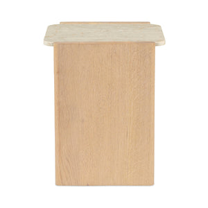   Modern European furniture - Oak-Framed Marble Side Table - www.oroa.com | Oroa.com