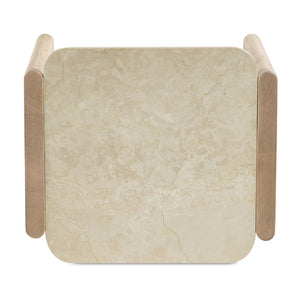   Modern European furniture - Oak-Framed Marble Side Table - www.oroa.com | Oroa.com