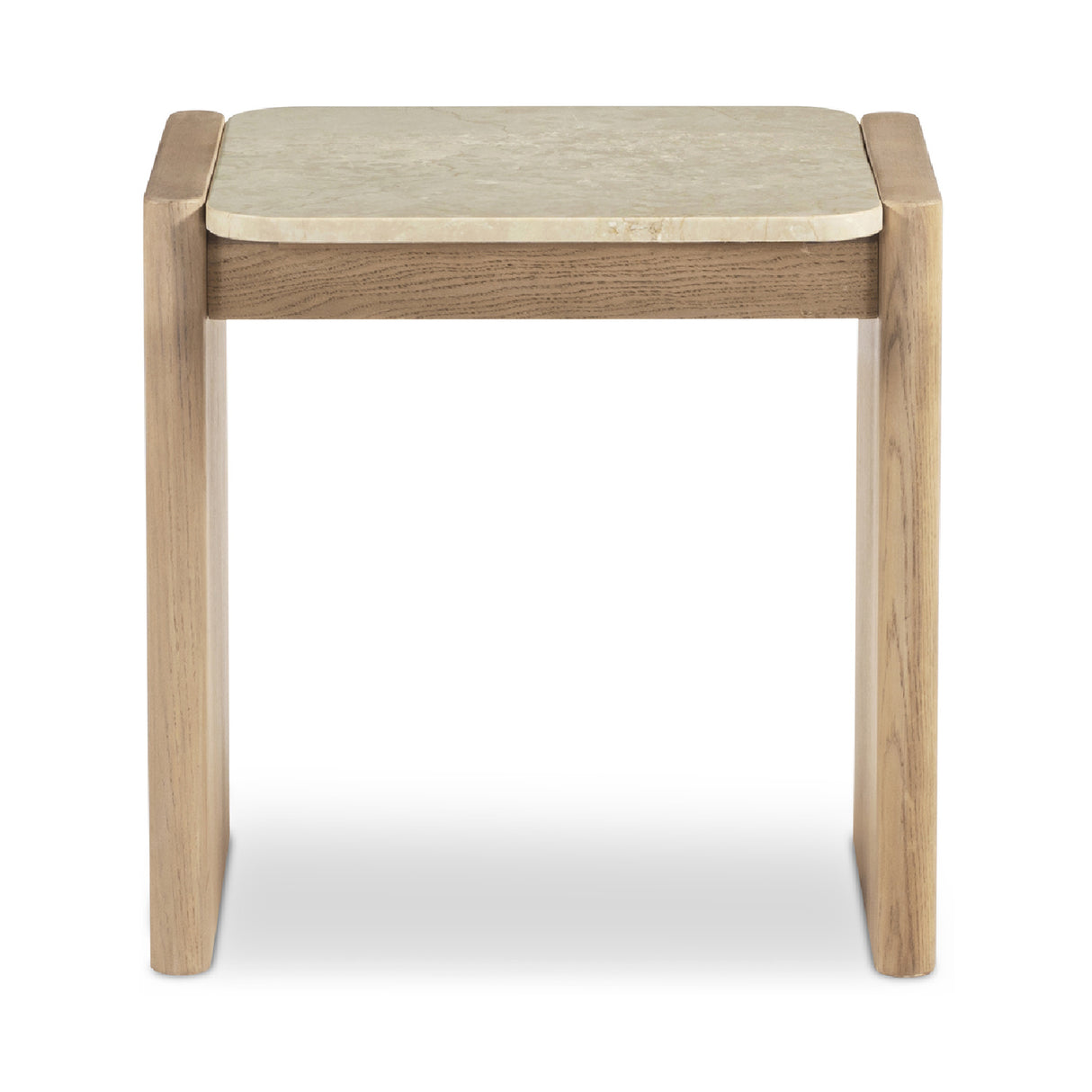   Modern European furniture - Oak-Framed Marble Side Table - www.oroa.com | Oroa.com