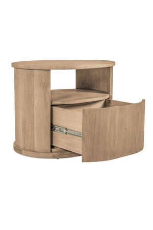   Modern European furniture - Oak 1-Drawer Nightstand - www.oroa.com | Oroa.com
