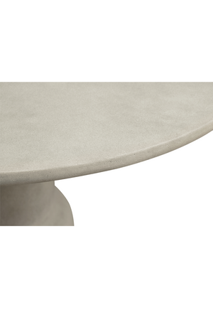   Modern European furniture - Cream Concrete Outdoor Dining Table - www.oroa.com | Oroa.com