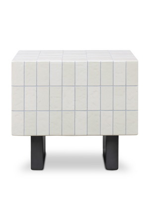   Modern European furniture - Glazed Concrete Outdoor Side Table - www.oroa.com | Oroa.com