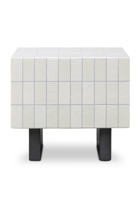   Modern European furniture - Glazed Concrete Outdoor Side Table - www.oroa.com | Oroa.com