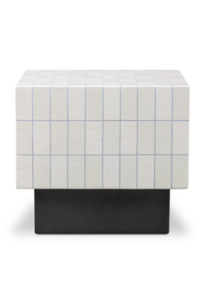   Modern European furniture - Glazed Concrete Outdoor Side Table - www.oroa.com | Oroa.com