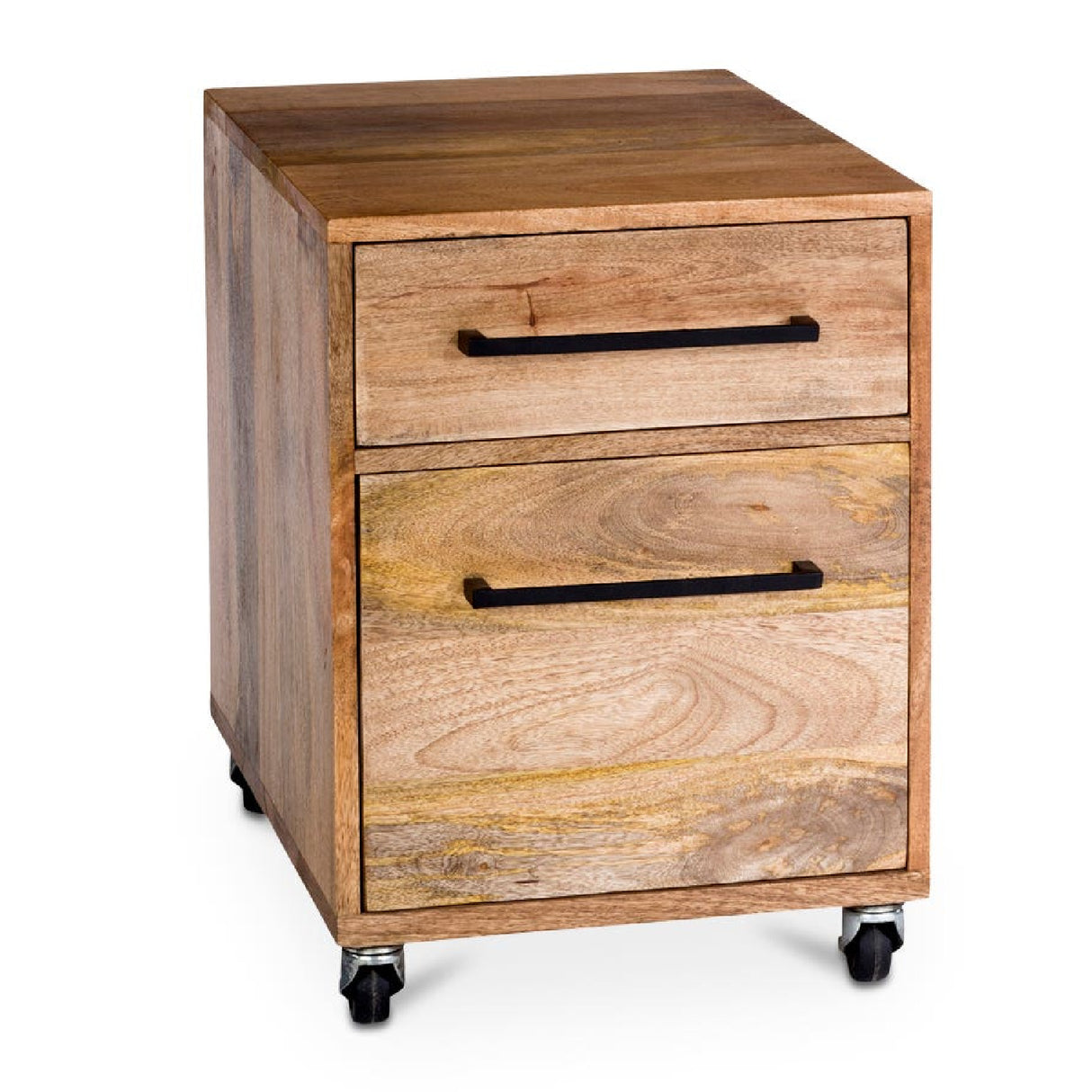   Modern European furniture - Wooden 2-Drawer Mobile Filing Cabinet - www.oroa.com | Oroa.com