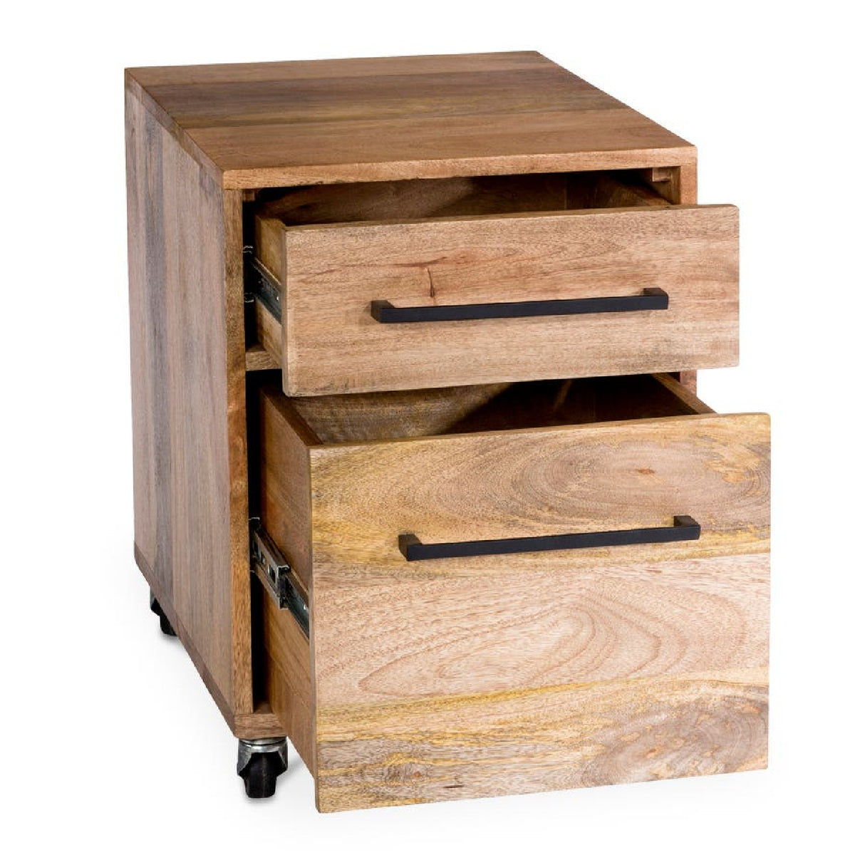   Modern European furniture - Wooden 2-Drawer Mobile Filing Cabinet - www.oroa.com | Oroa.com
