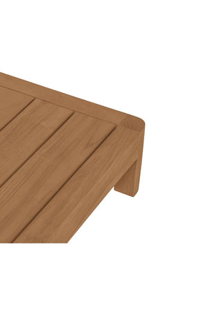   Modern European furniture - Solid Teak Outdoor Side Table - www.oroa.com | Oroa.com